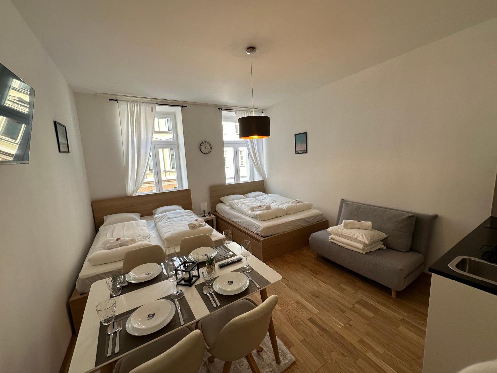 Cozy 5-Person Apartment In Vienna 6 Eksteriør bilde